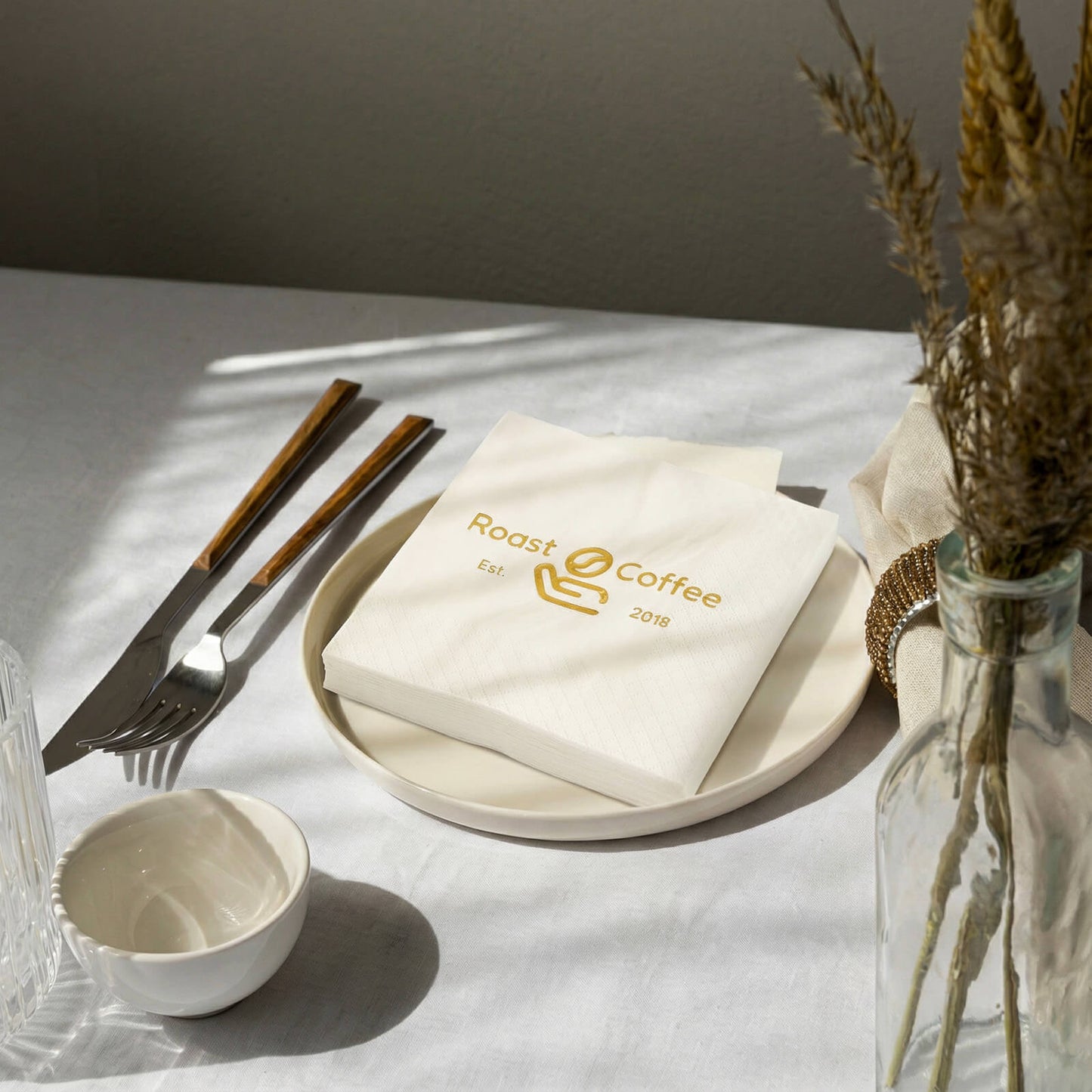 Custom Gold Foil Napkins