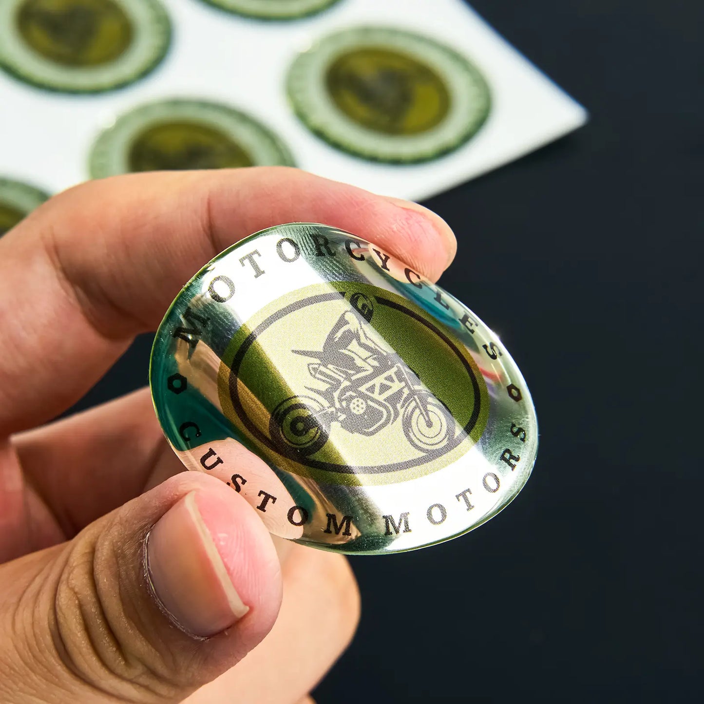 Epoxy Domed 3D Stickers