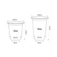 16 oz Custom Recyclable Round Bottom Plastic Cups