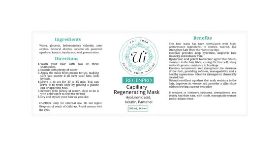 Cosmetic Product Labels tempVendor