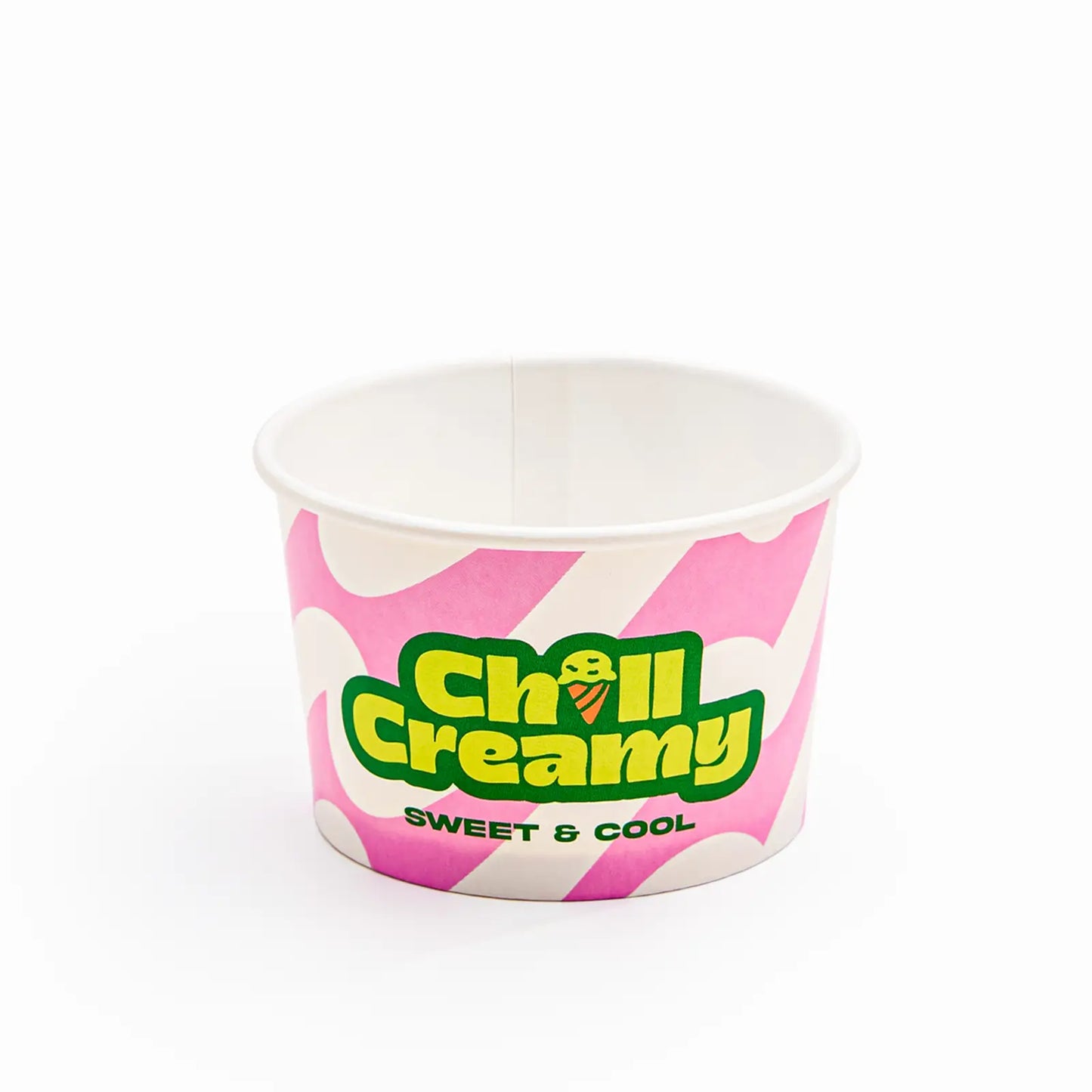4 oz Custom Recyclable Ice Cream & Yogurt Cups