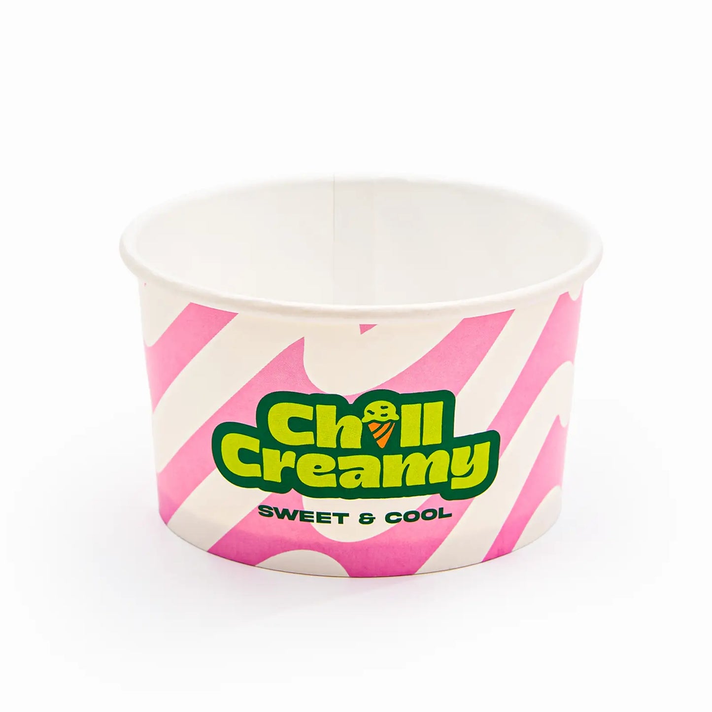 8 oz Custom Recyclable Ice Cream & Yogurt Cups