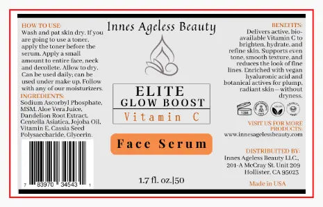 Cosmetic Product Labels tempVendor