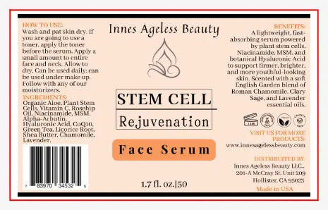 Cosmetic Product Labels tempVendor