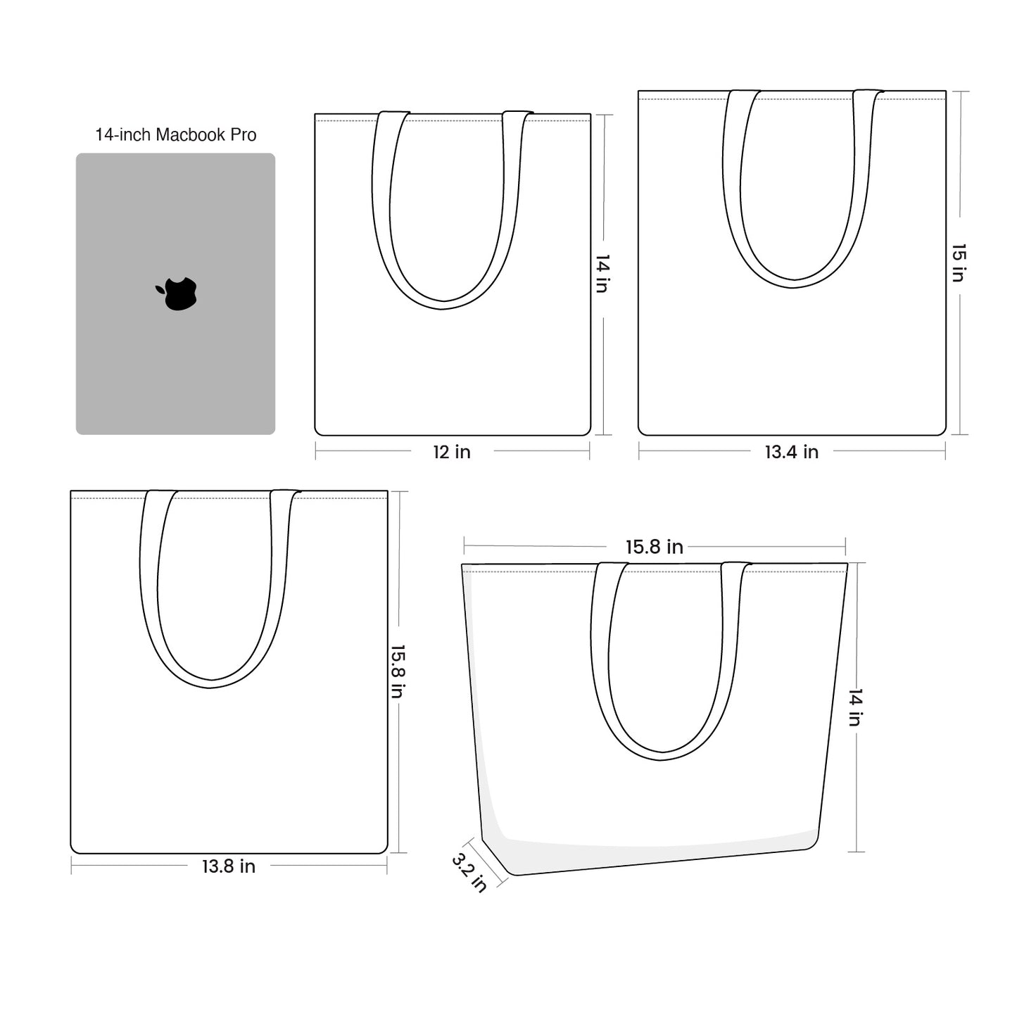 Custom Tyvek Shopping Tote Bags