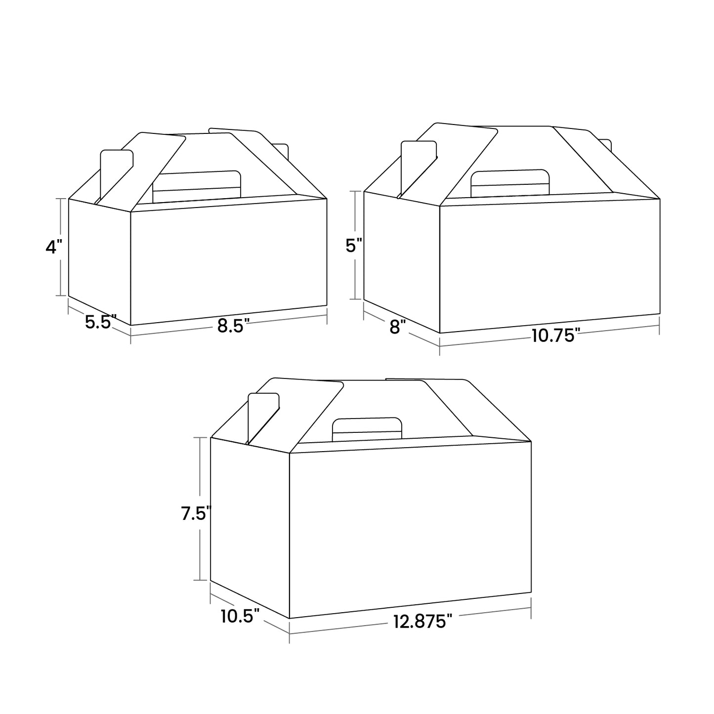 Custom Gable Gift Boxes